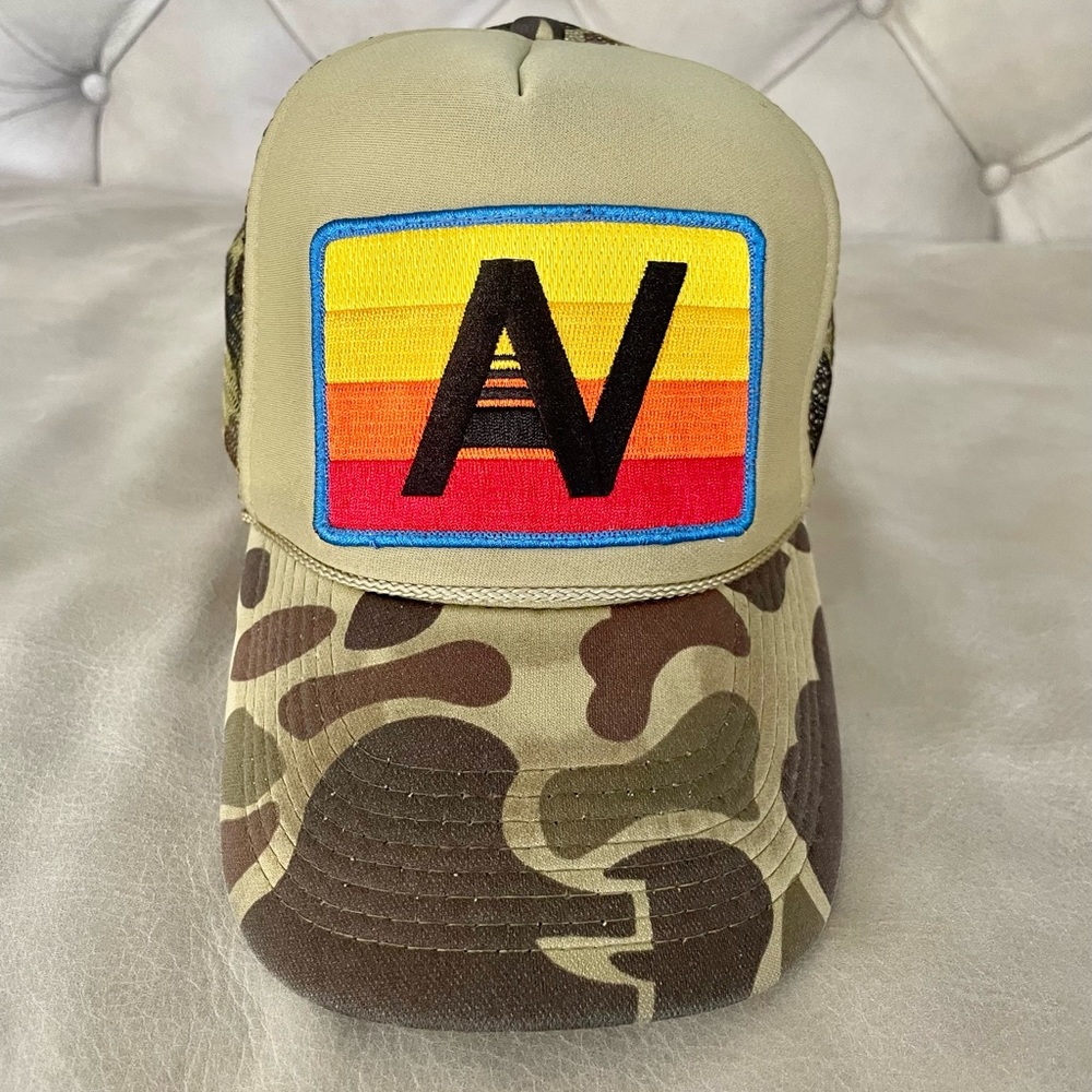 AVIATOR NATION CAMO TRUCKER HAT
